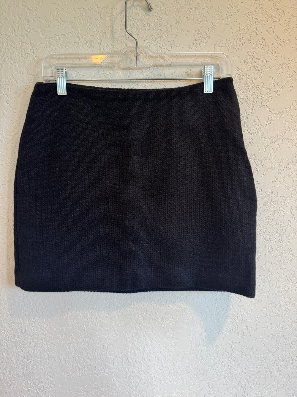 (SEA) Black Structured Knit And Other Stories Mini Skirt